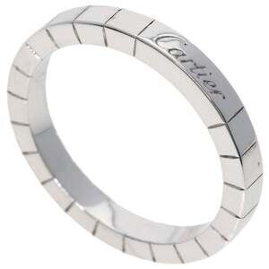 CARTIER Authentic 18k Silver Lanier Ring #60